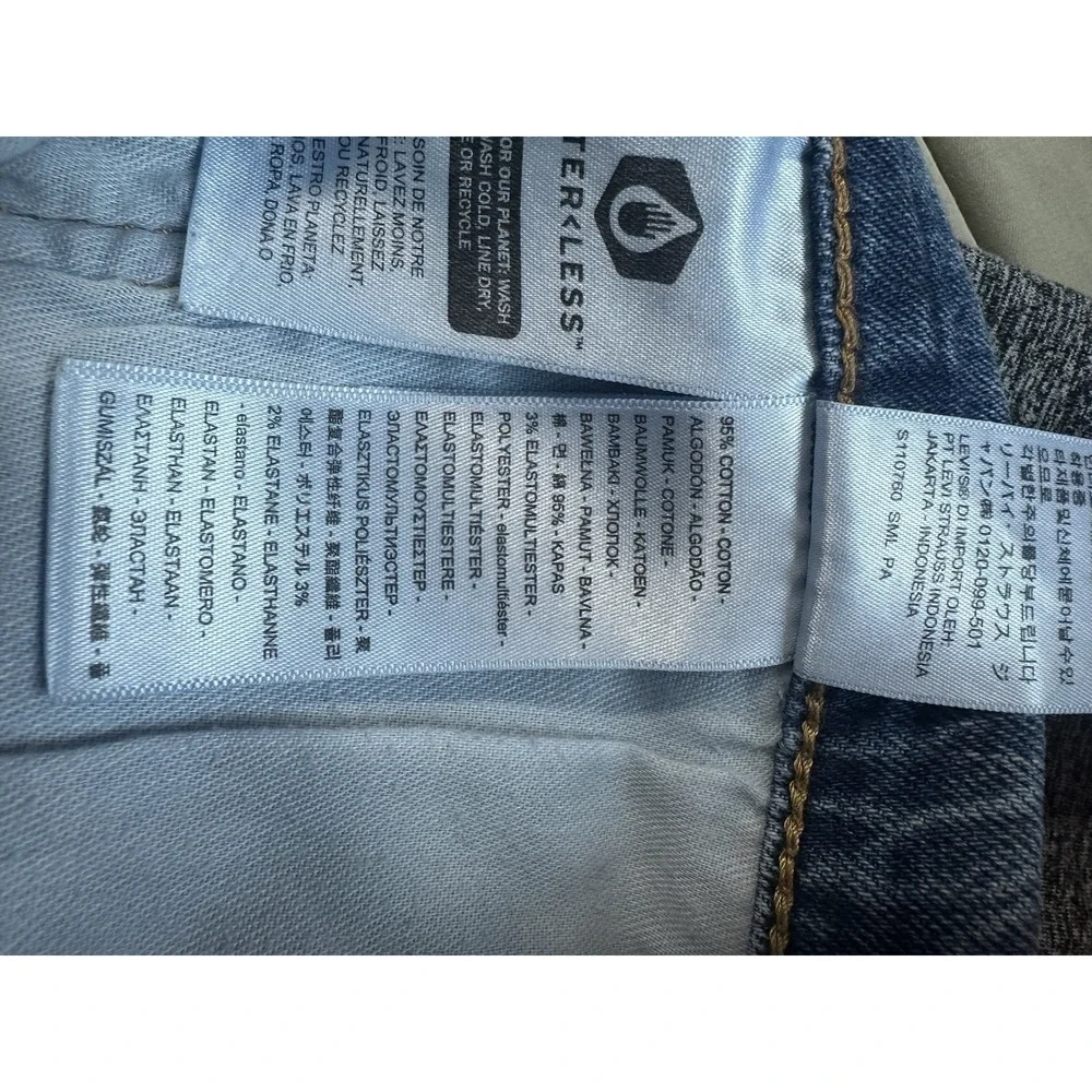 Levi's 505 Regular Size 40x30‎ Men's Blue Jeans Medium Wash 100% Cotton